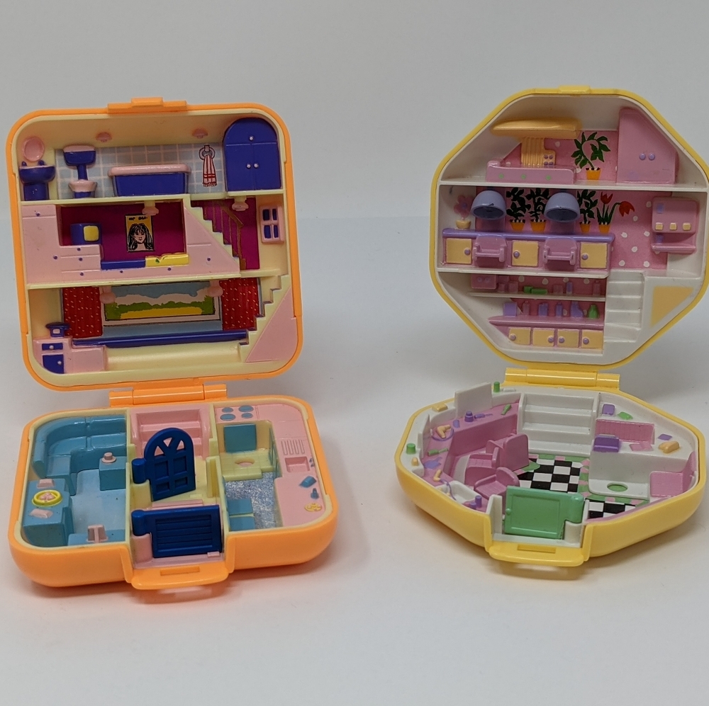 Blue Bird Mini Playset Duo in Yellow, Pink, Blue and Green